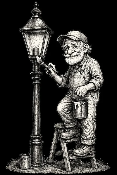 Hallowell streetlamp